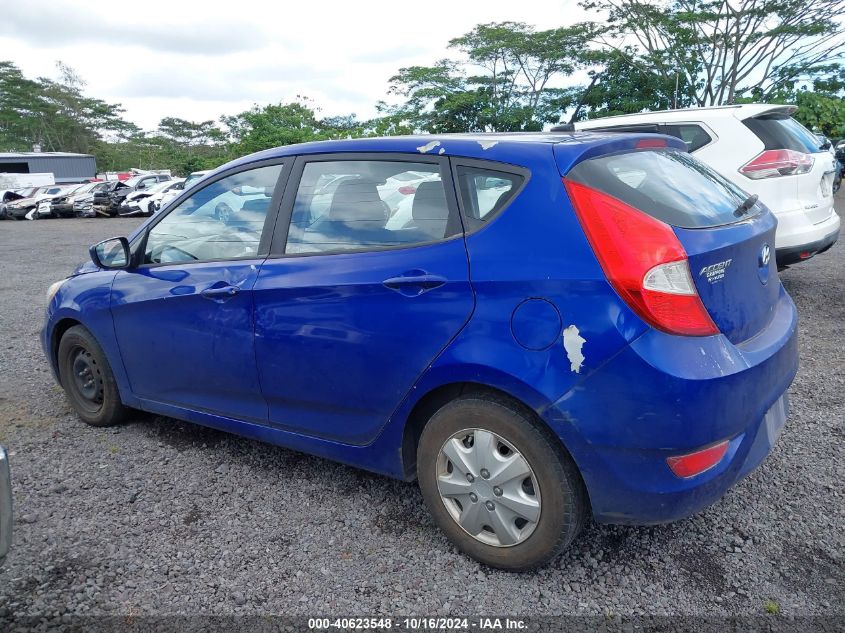 2012 Hyundai Accent Gs VIN: KMHCT5AE3CU012003 Lot: 40623548