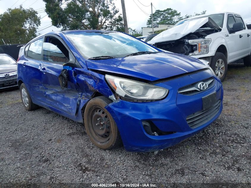 2012 Hyundai Accent Gs VIN: KMHCT5AE3CU012003 Lot: 40623548