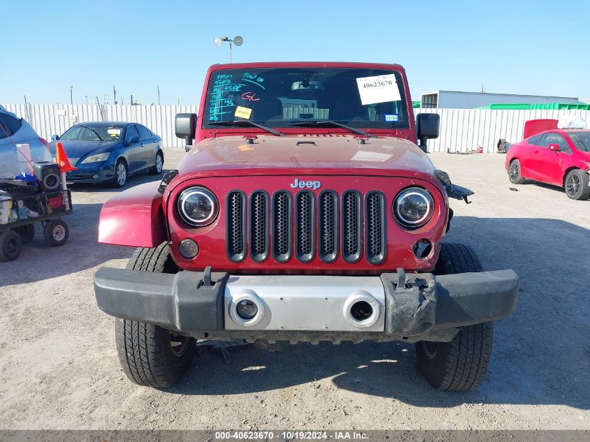 2013 Jeep Wrangler Unlimited Sahara VIN: 1C4BJWEG3DL590715 Lot: 40623670