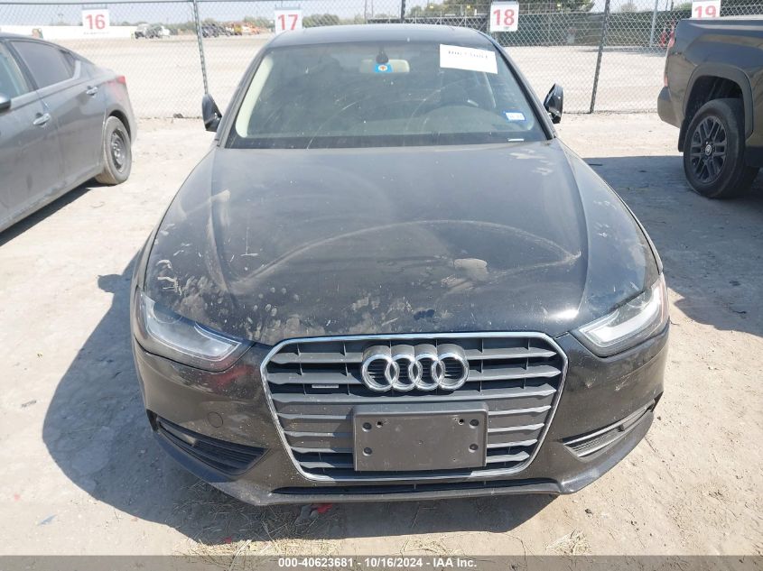 2013 Audi A4 2.0T Premium VIN: WAUBFAFL4DA054350 Lot: 40623681