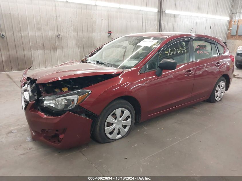 VIN JF1GPAA68FH205522 2015 Subaru Impreza, 2.0I no.2