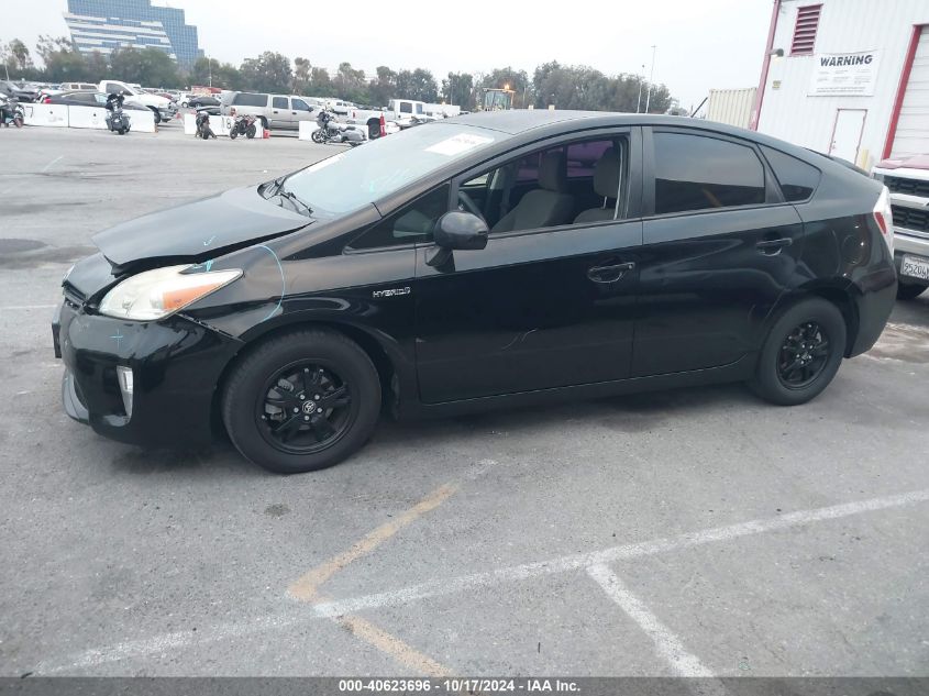 2015 Toyota Prius Two VIN: JTDKN3DU6F1891794 Lot: 40623696