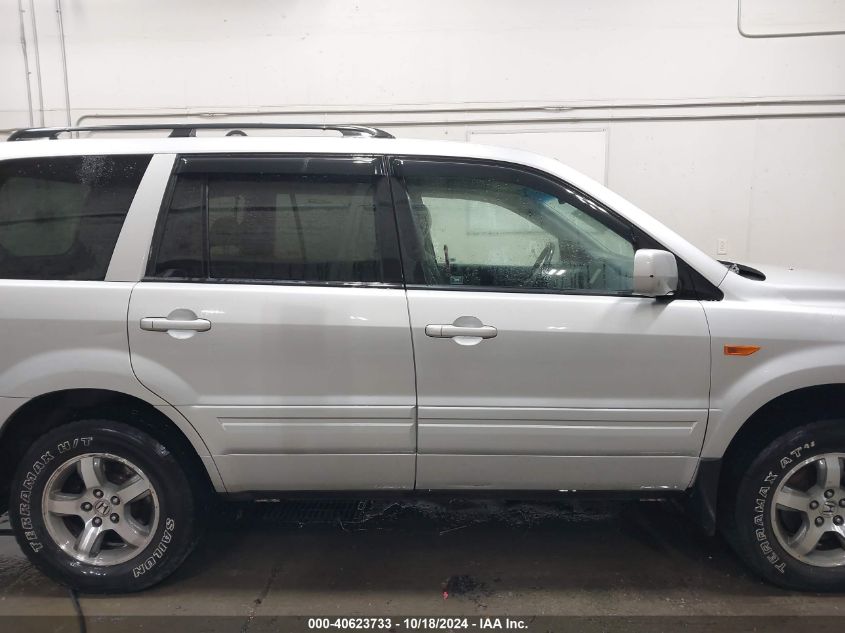 2007 Honda Pilot Ex-L VIN: 2HKYF18547H518679 Lot: 40623733