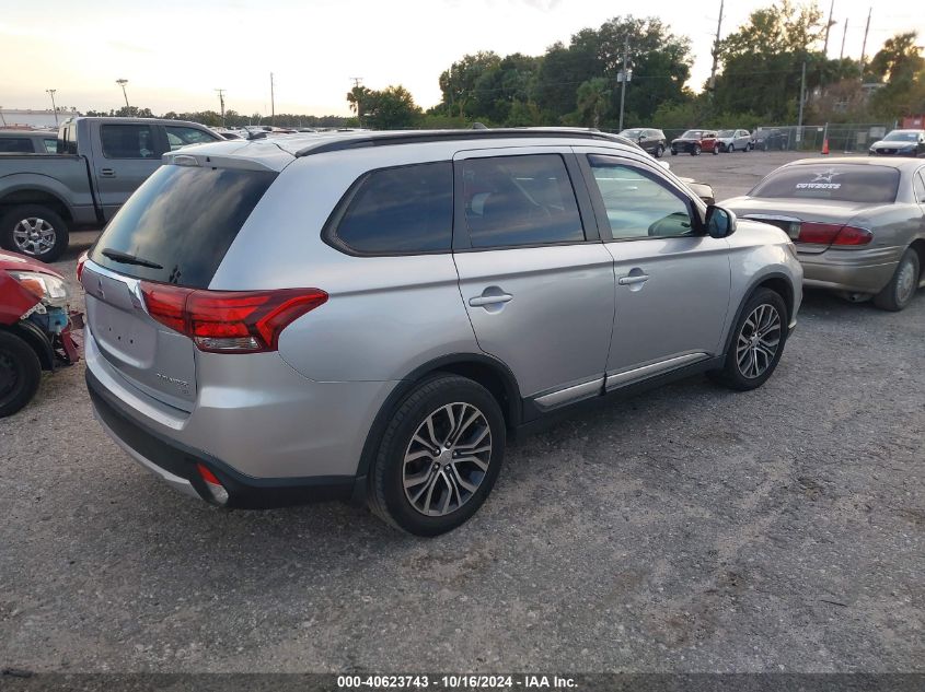 2016 Mitsubishi Outlander Sel VIN: JA4AD3A38GZ055377 Lot: 40623743