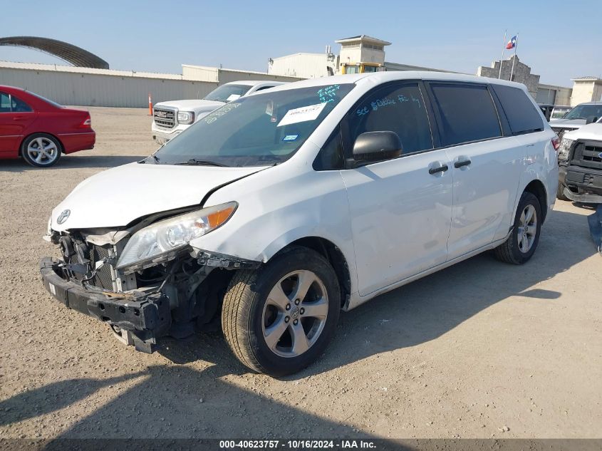 2017 Toyota Sienna L 7 Passenger VIN: 5TDZZ3DC2HS843175 Lot: 40623757