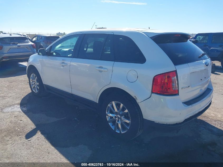 2012 Ford Edge Sel VIN: 2FMDK3J99CBA07862 Lot: 40623763