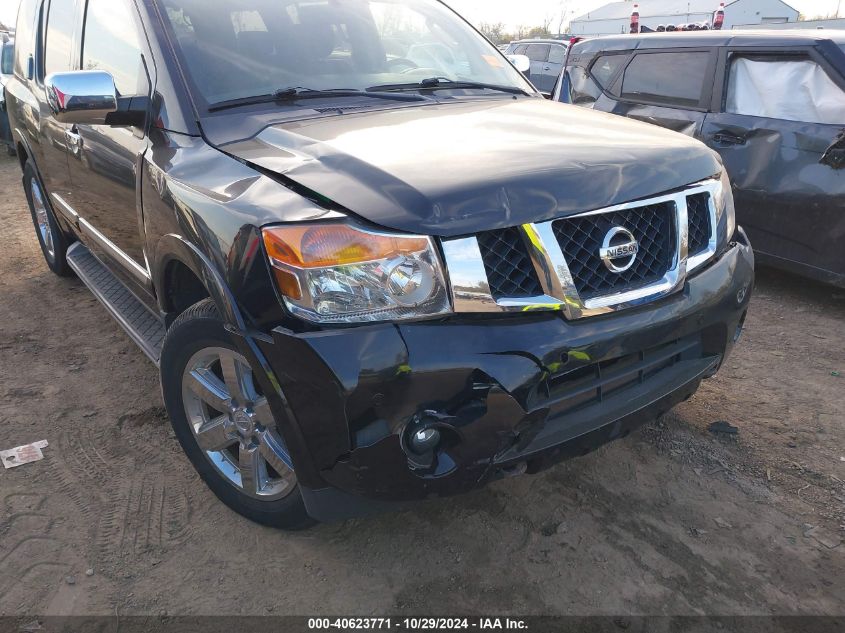 2011 Nissan Armada Platinum VIN: 5N1AA0NE8BN617119 Lot: 40623771