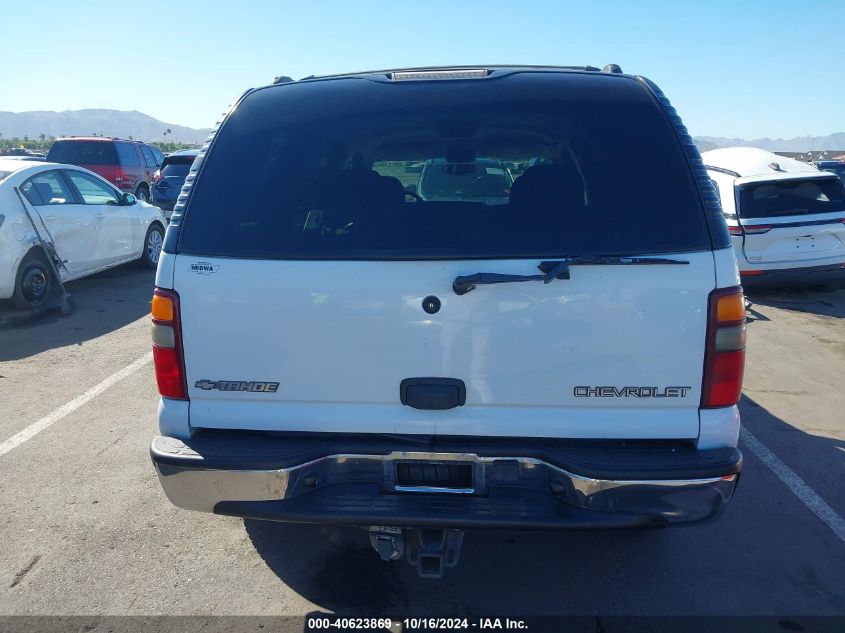 2002 Chevrolet Tahoe Ls VIN: 1GNEC13Z12J330800 Lot: 40623869