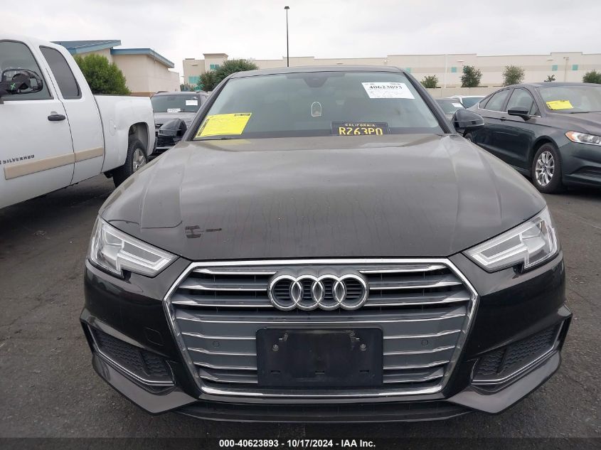 2019 Audi A4 40 Premium VIN: WAUHMAF47KA014933 Lot: 40623893