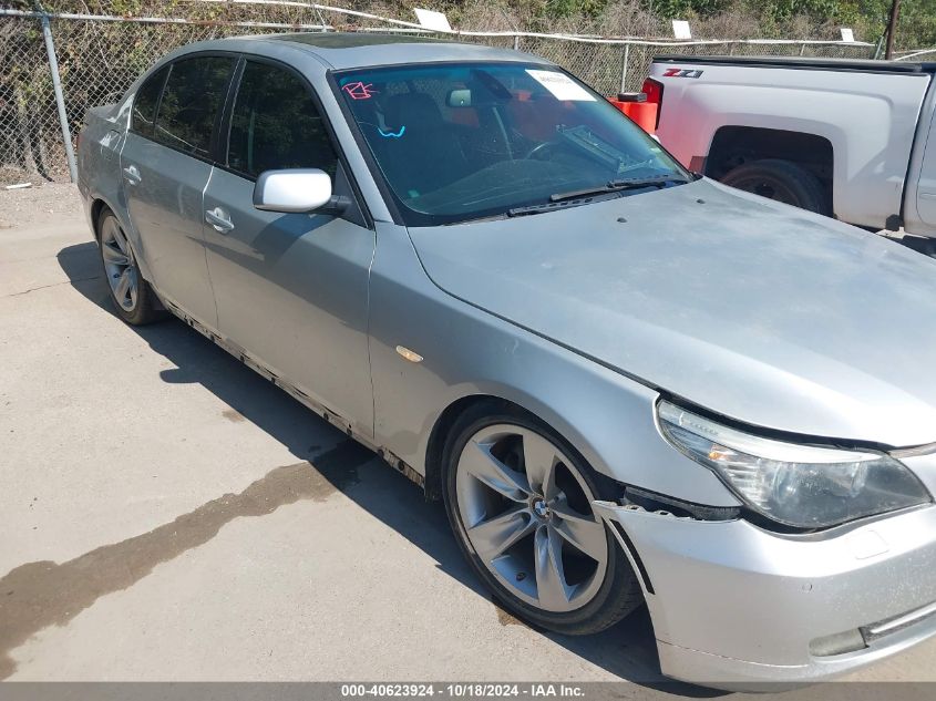 2008 BMW 528I VIN: WBANU53548C110989 Lot: 40623924