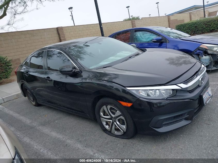 2018 Honda Civic Lx VIN: 19XFC2F5XJE208749 Lot: 40624008