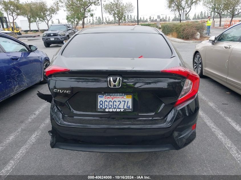 2018 Honda Civic Lx VIN: 19XFC2F5XJE208749 Lot: 40624008