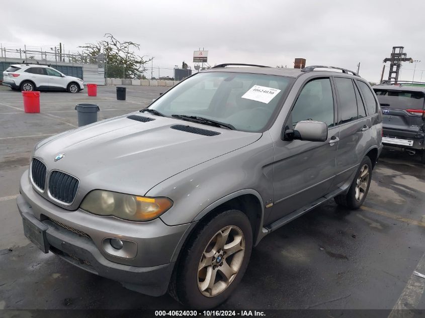 2005 BMW X5 3.0I VIN: 5UXFA13505LY17266 Lot: 40624030