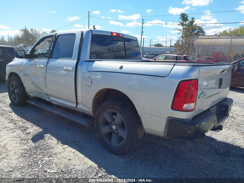 2019 RAM 1500 CLASSIC BIG HORN 4X4 5'7 BOX VIN: 1C6RR7LT1KS535784