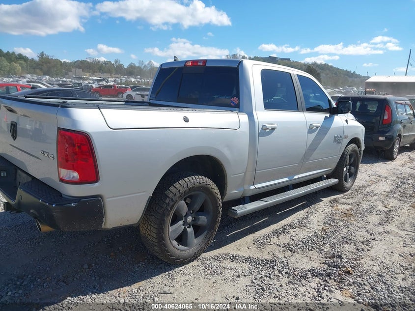 2019 RAM 1500 CLASSIC BIG HORN 4X4 5'7 BOX VIN: 1C6RR7LT1KS535784