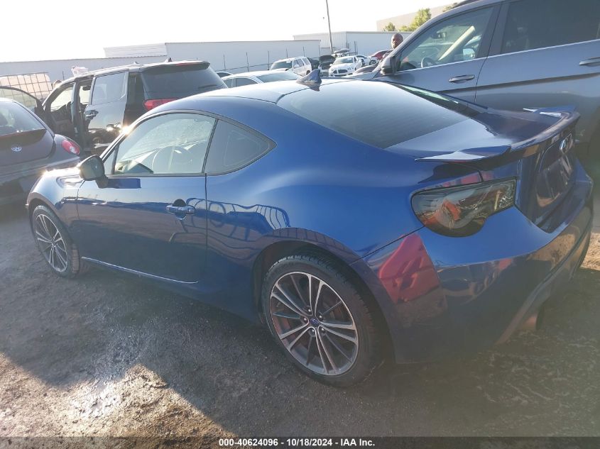 2013 Subaru Brz Limited VIN: JF1ZCAC19D1603818 Lot: 40624096