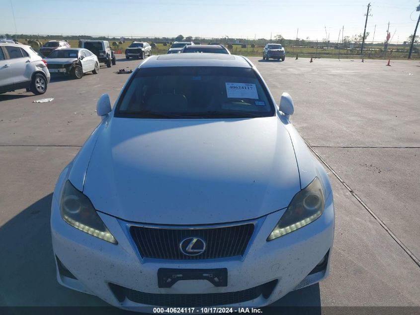 2012 Lexus Is 250 VIN: JTHBF5C20C5181852 Lot: 40624117