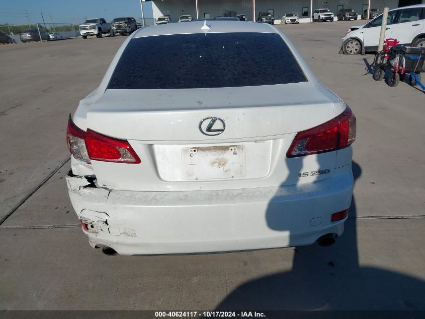 2012 Lexus Is 250 VIN: JTHBF5C20C5181852 Lot: 40624117