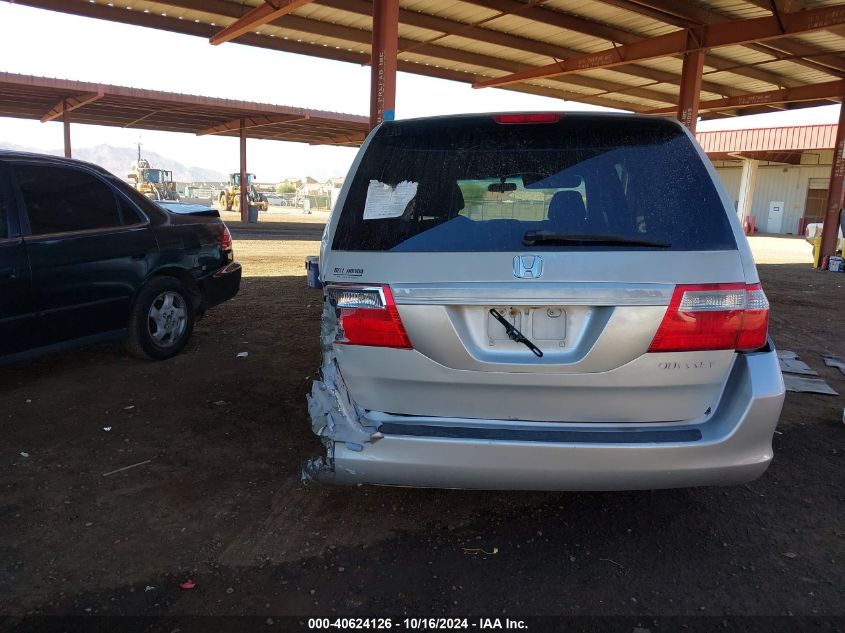 2005 Honda Odyssey Lx VIN: 5FNRL38295B127229 Lot: 40624126