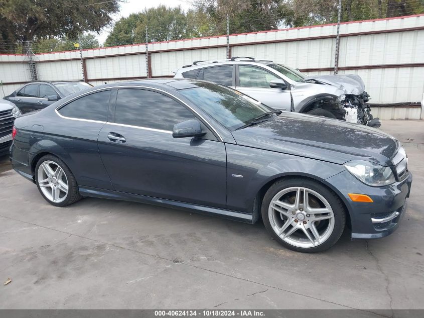 2012 Mercedes-Benz C 250 VIN: WDDGJ4HB1CF804761 Lot: 40624134