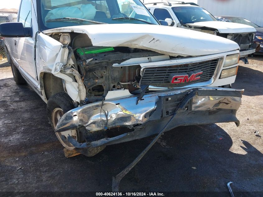 1997 GMC Sierra 1500 Sl Wideside Cmi VIN: 1GTEC14W5VZ528881 Lot: 40624136