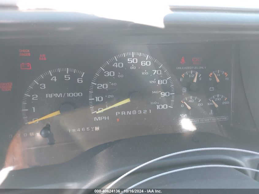 1997 GMC Sierra 1500 Sl Wideside Cmi VIN: 1GTEC14W5VZ528881 Lot: 40624136