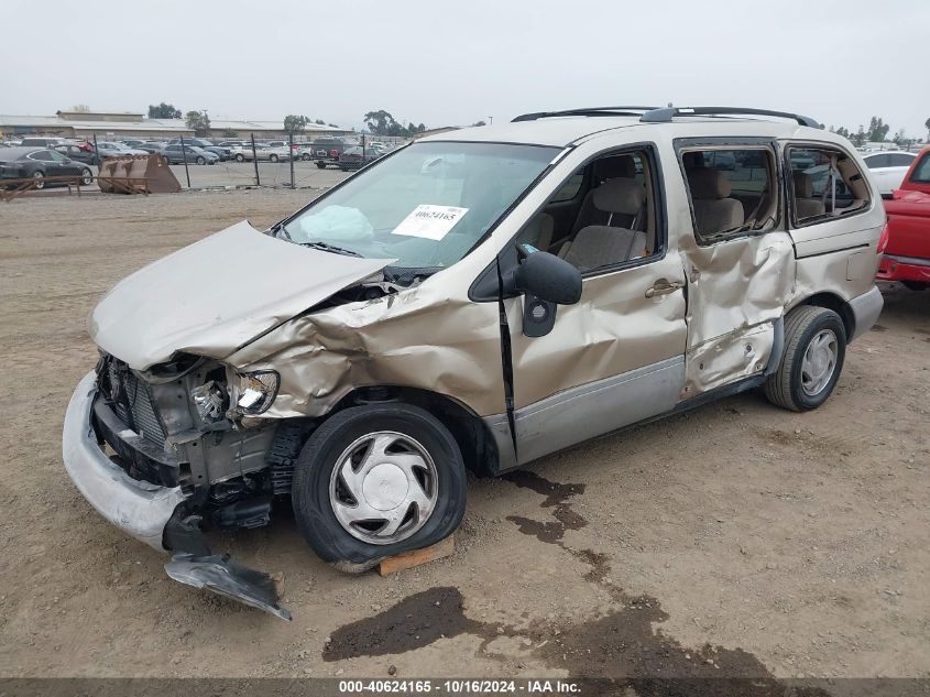 2001 Toyota Sienna Le VIN: 4T3ZF13C11U348081 Lot: 40624165