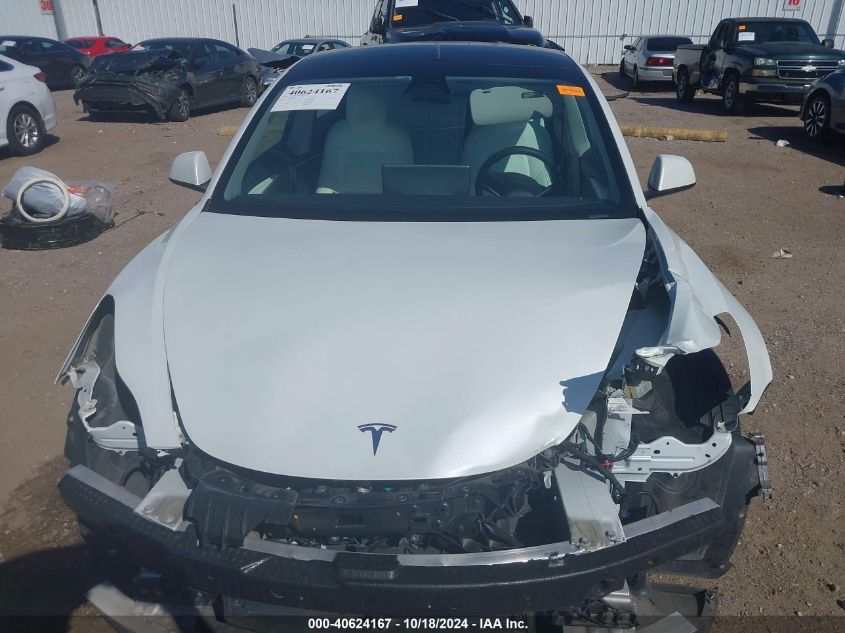 2022 Tesla Model 3 Long Range Dual Motor All-Wheel Drive VIN: 5YJ3E1EB2NF259015 Lot: 40624167