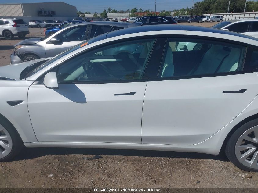 2022 TESLA MODEL 3 LONG RANGE DUAL MOTOR ALL-WHEEL DRIVE - 5YJ3E1EB2NF259015