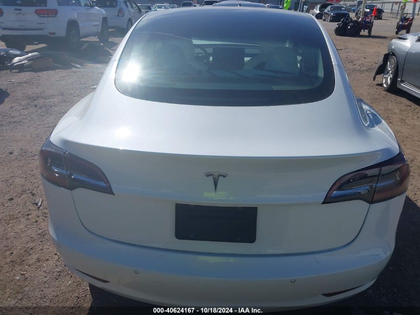 2022 Tesla Model 3 Long Range Dual Motor All-Wheel Drive VIN: 5YJ3E1EB2NF259015 Lot: 40624167