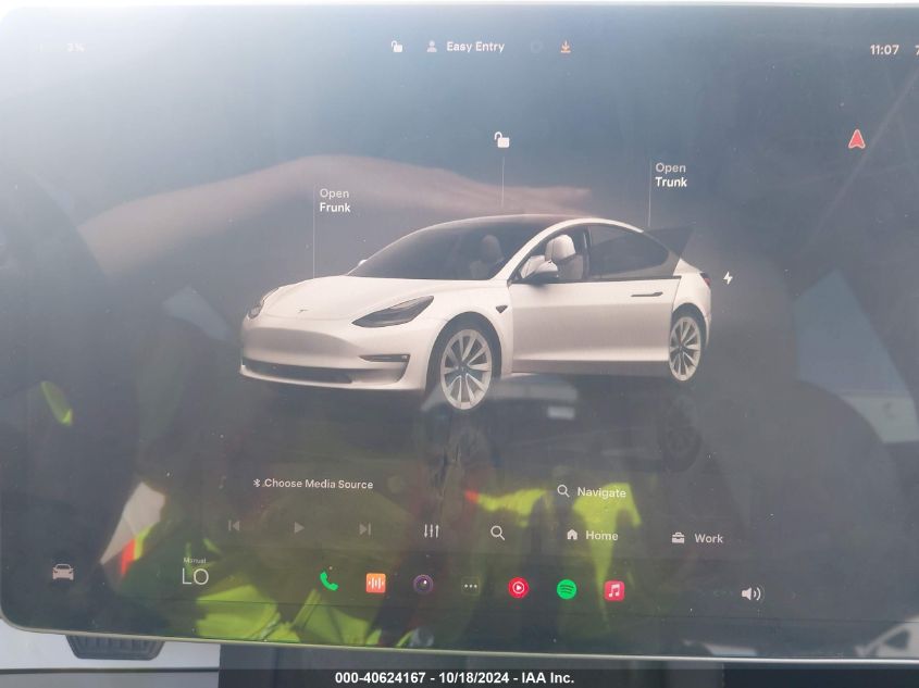 2022 Tesla Model 3 Long Range Dual Motor All-Wheel Drive VIN: 5YJ3E1EB2NF259015 Lot: 40624167