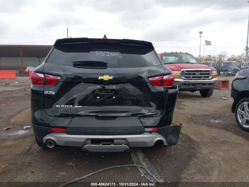 2021 Chevrolet Blazer Awd 3Lt VIN: 3GNKBJR49MS553802 Lot: 40624173