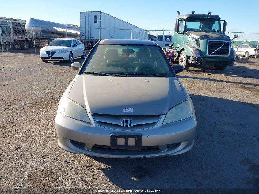 2004 Honda Civic Lx VIN: 2HGES16564H641326 Lot: 40624234
