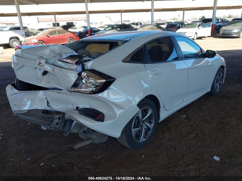 VIN 19XFC2F63KE211180 2019 HONDA CIVIC LX