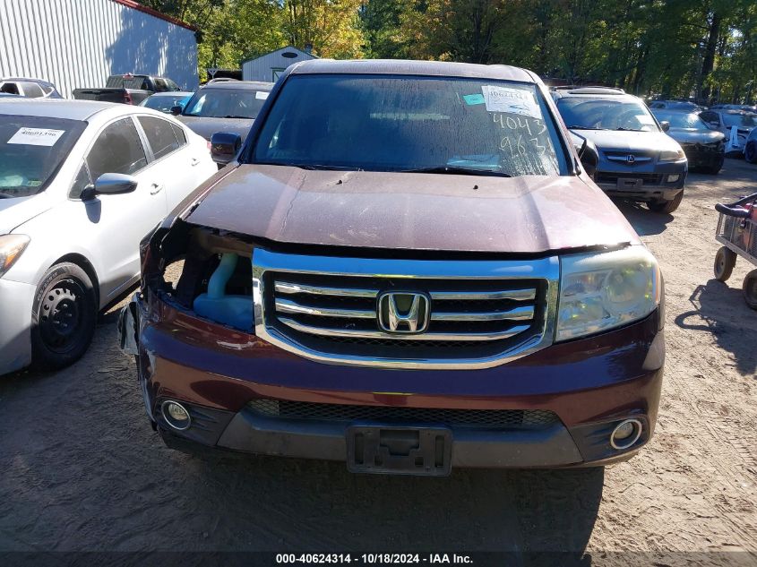 2013 Honda Pilot Ex-L VIN: 5FNYF4H6XDB044855 Lot: 40624314