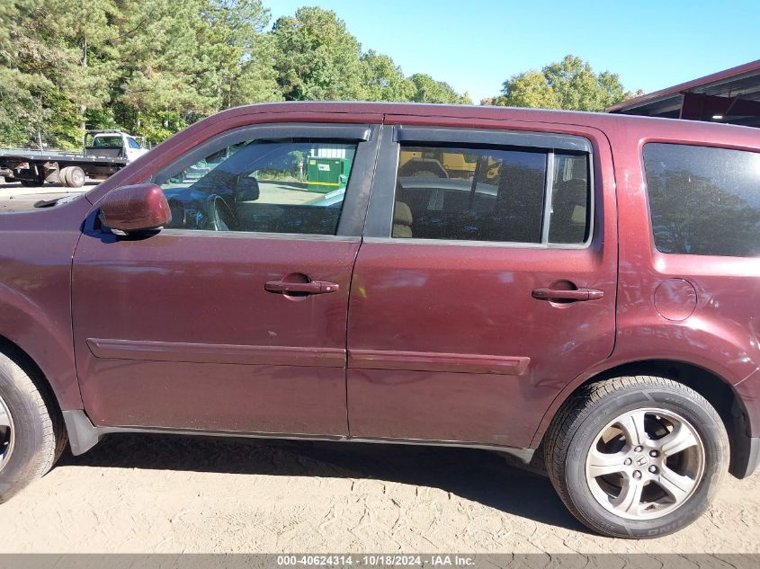 2013 Honda Pilot Ex-L VIN: 5FNYF4H6XDB044855 Lot: 40624314