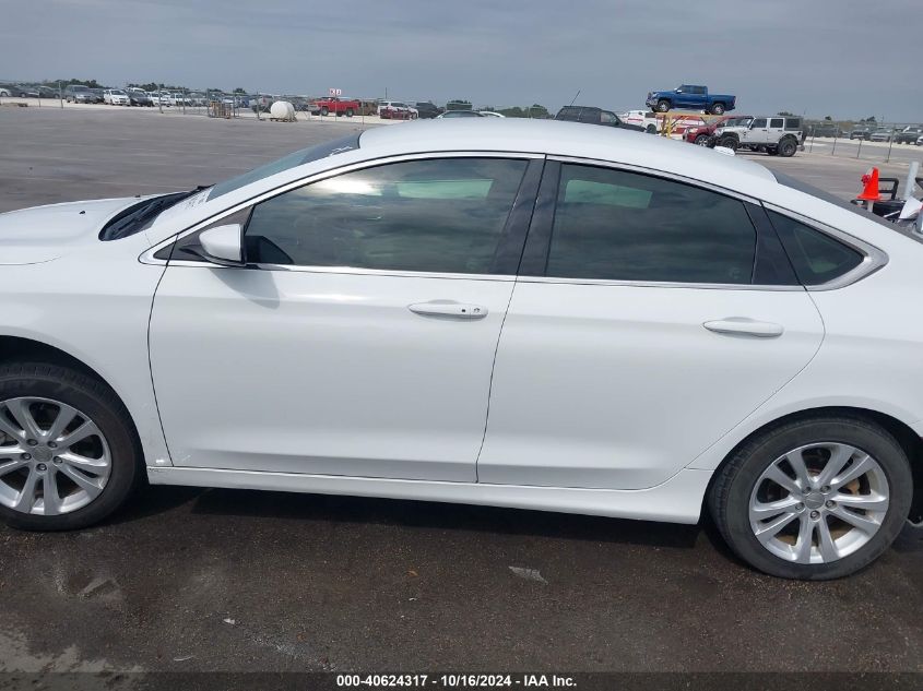 2015 Chrysler 200 Limited VIN: 1C3CCCAB8FN599820 Lot: 40624317