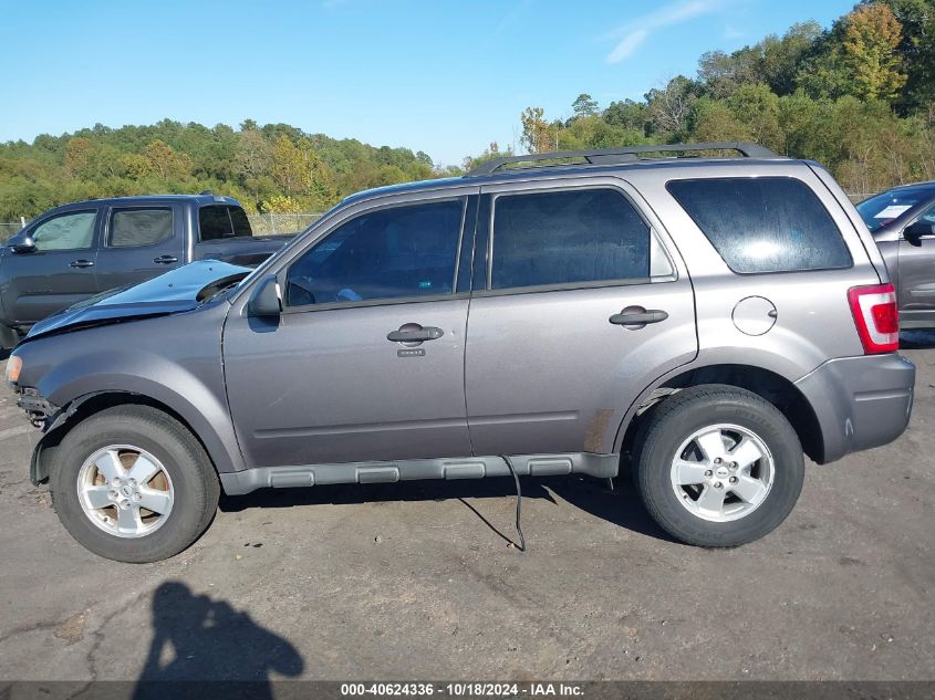 2012 Ford Escape Xlt VIN: 1FMCU0DG9CKA50537 Lot: 40624336