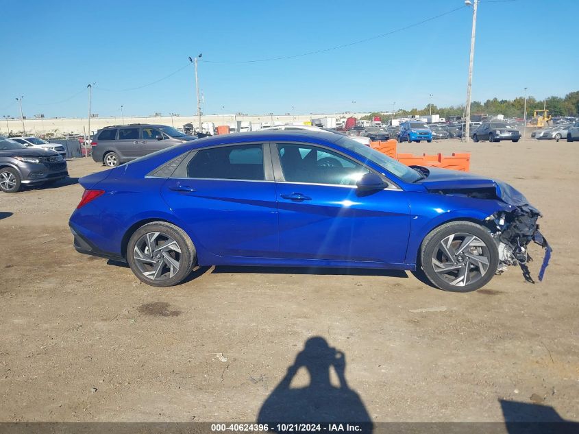 2024 Hyundai Elantra Sel VIN: KMHLS4DG1RU756525 Lot: 40624396