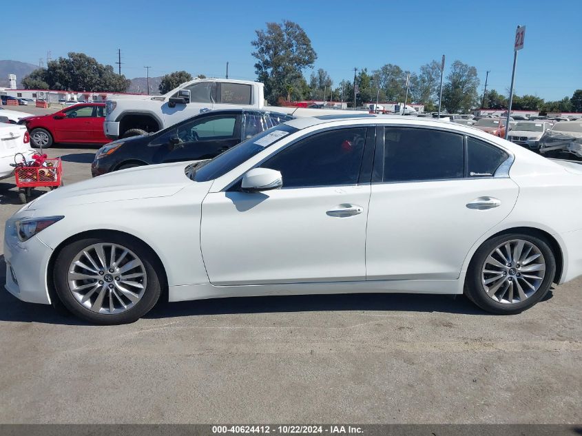 2019 Infiniti Q50 3.0T Luxe VIN: JN1EV7AP1KM515521 Lot: 40624412