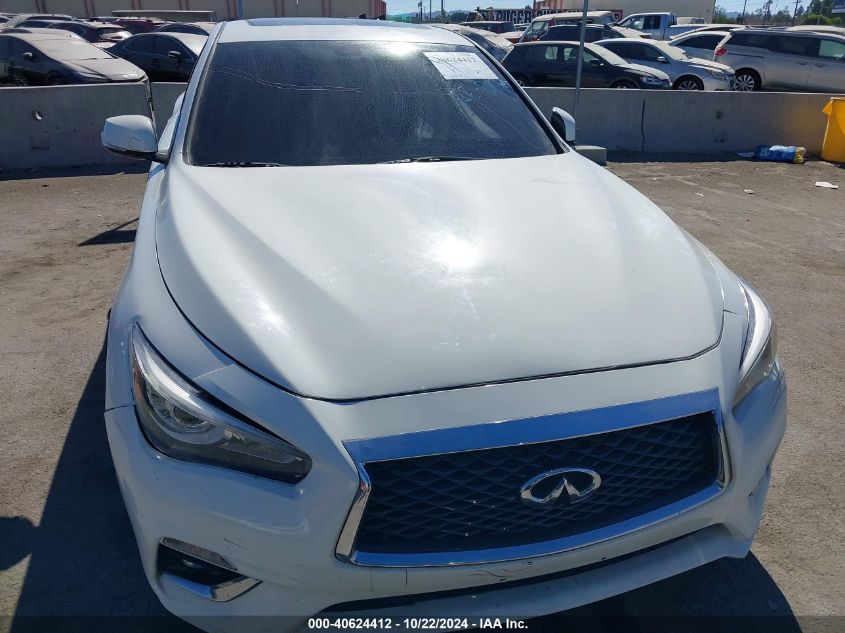 2019 Infiniti Q50 3.0T Luxe VIN: JN1EV7AP1KM515521 Lot: 40624412