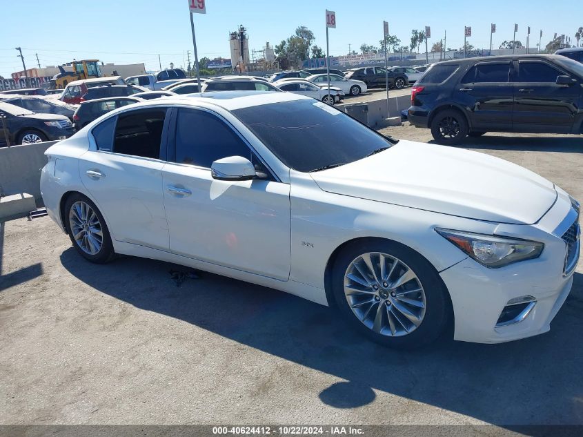 2019 Infiniti Q50 3.0T Luxe VIN: JN1EV7AP1KM515521 Lot: 40624412