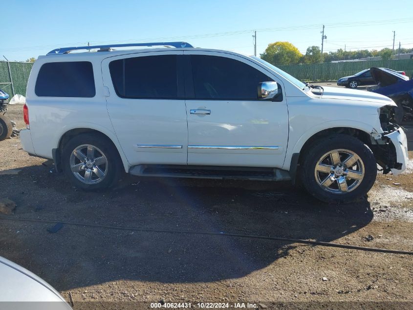 2012 Nissan Armada Platinum VIN: 5N1BA0NE7CN619451 Lot: 40624431