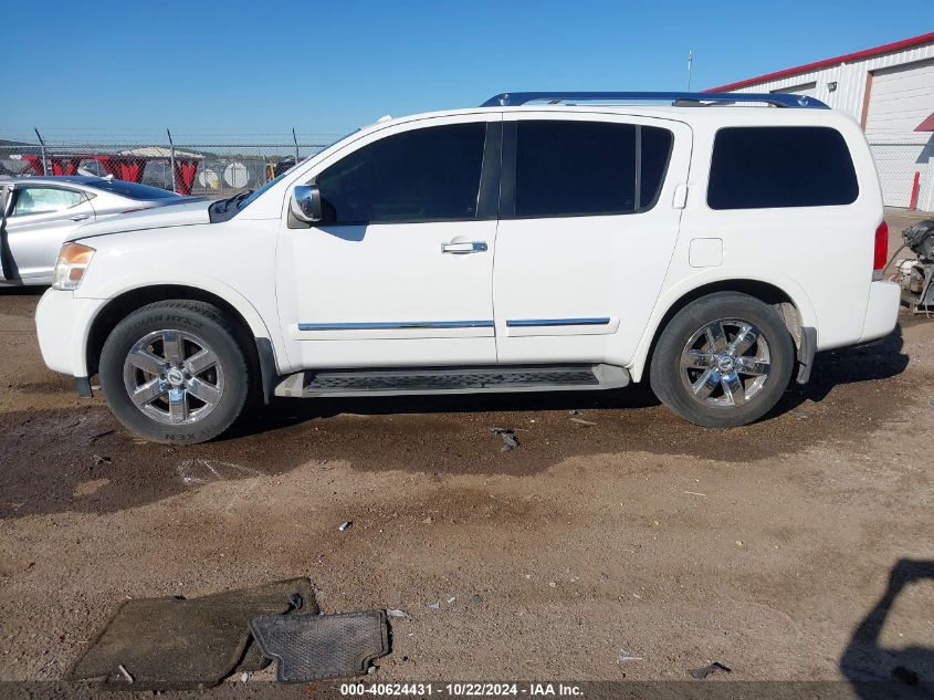 2012 Nissan Armada Platinum VIN: 5N1BA0NE7CN619451 Lot: 40624431