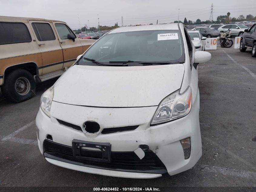 2013 Toyota Prius Two VIN: JTDKN3DU5D5651089 Lot: 40624452