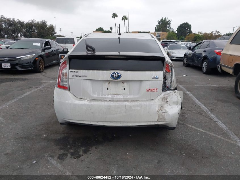 2013 Toyota Prius Two VIN: JTDKN3DU5D5651089 Lot: 40624452