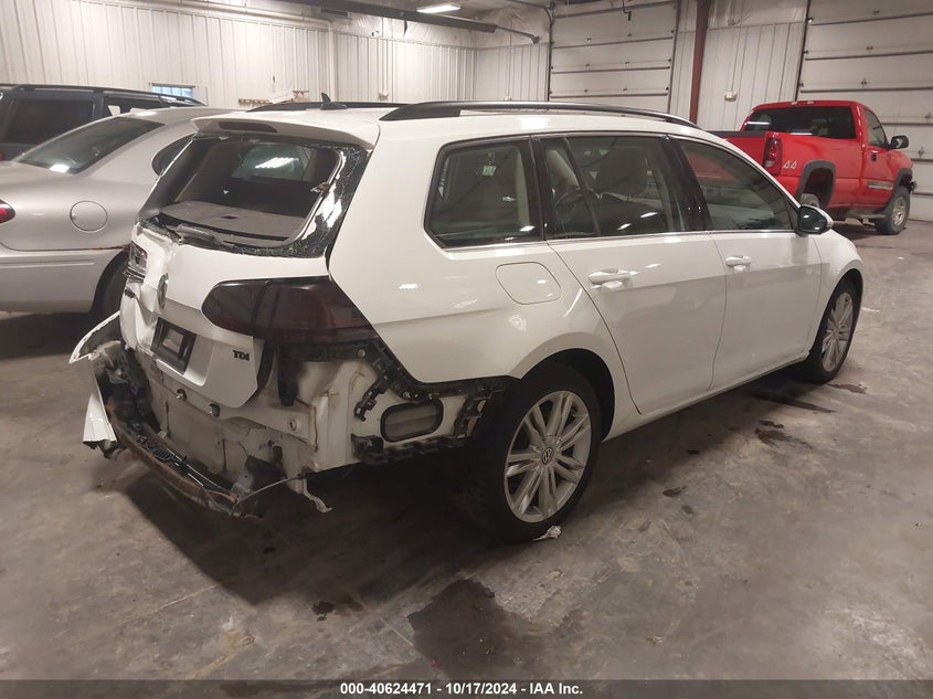 2015 VOLKSWAGEN GOLF SPORTWAGEN TDI SE 4-DOOR - 3VWCA7AU8FM507896