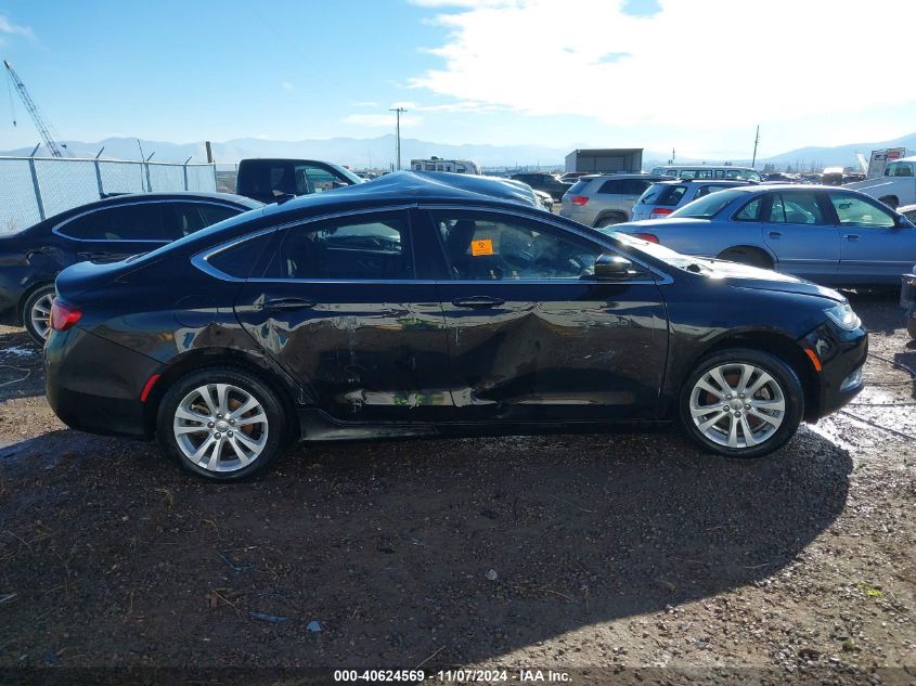 2016 Chrysler 200 Limited VIN: 1C3CCCAB4GN129124 Lot: 40624569