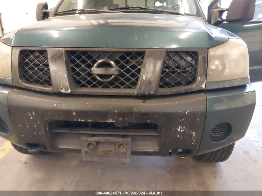 2005 Nissan Titan Se VIN: 1N6AA06BX5N555846 Lot: 40624571