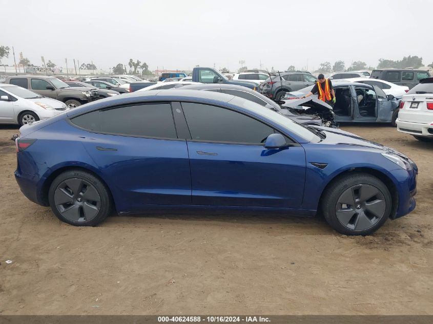 2023 Tesla Model 3 Rear-Wheel Drive VIN: 5YJ3E1EA7PF712023 Lot: 40624588